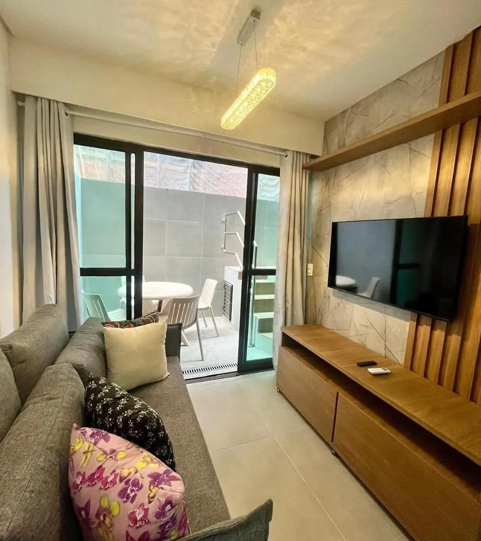 Green Porto 02 Flat Premium Com Piscina Privativa No Centro De Porto Pôrto das Galinhas Lägenhet